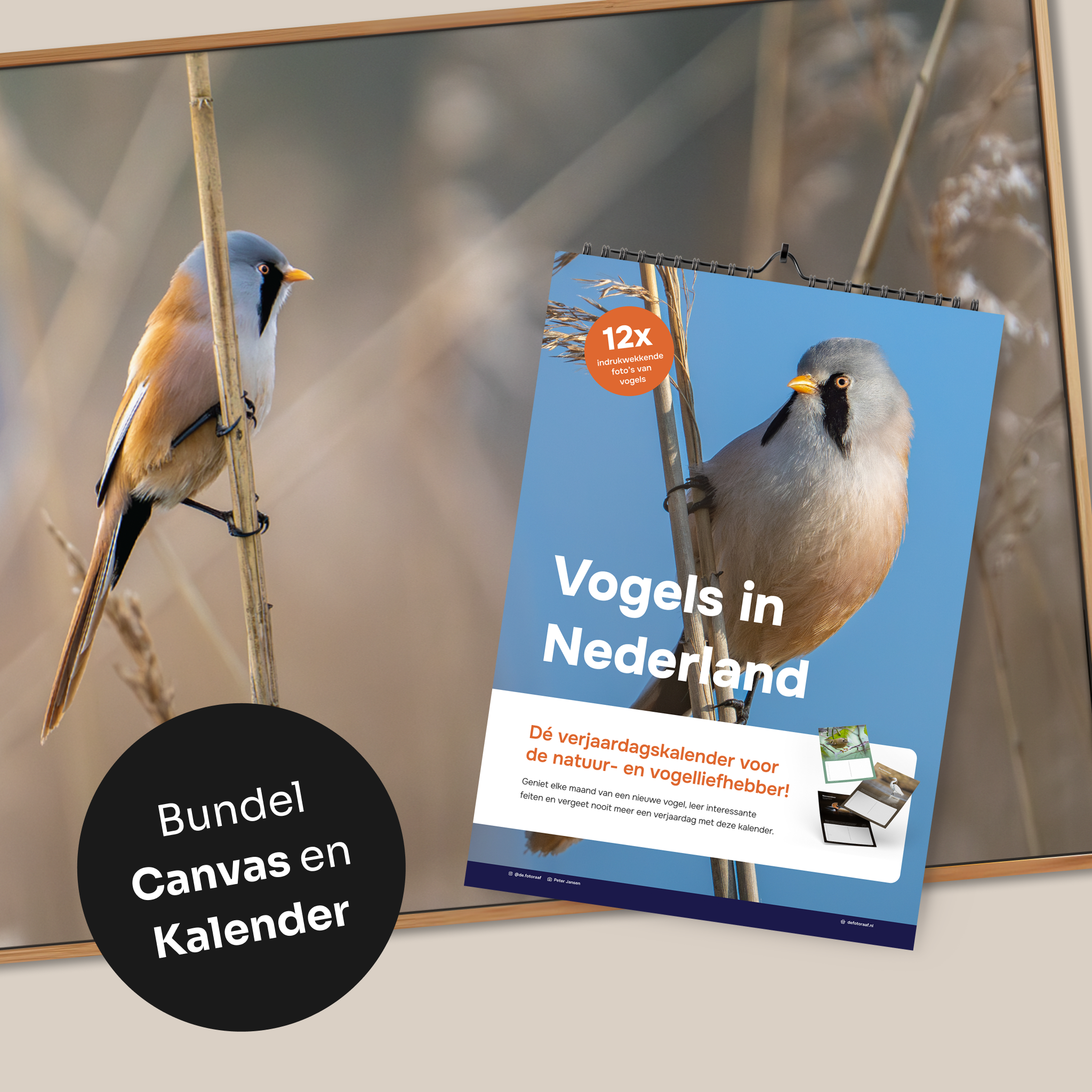 Cadeau Bundel: Canvas & Kalender