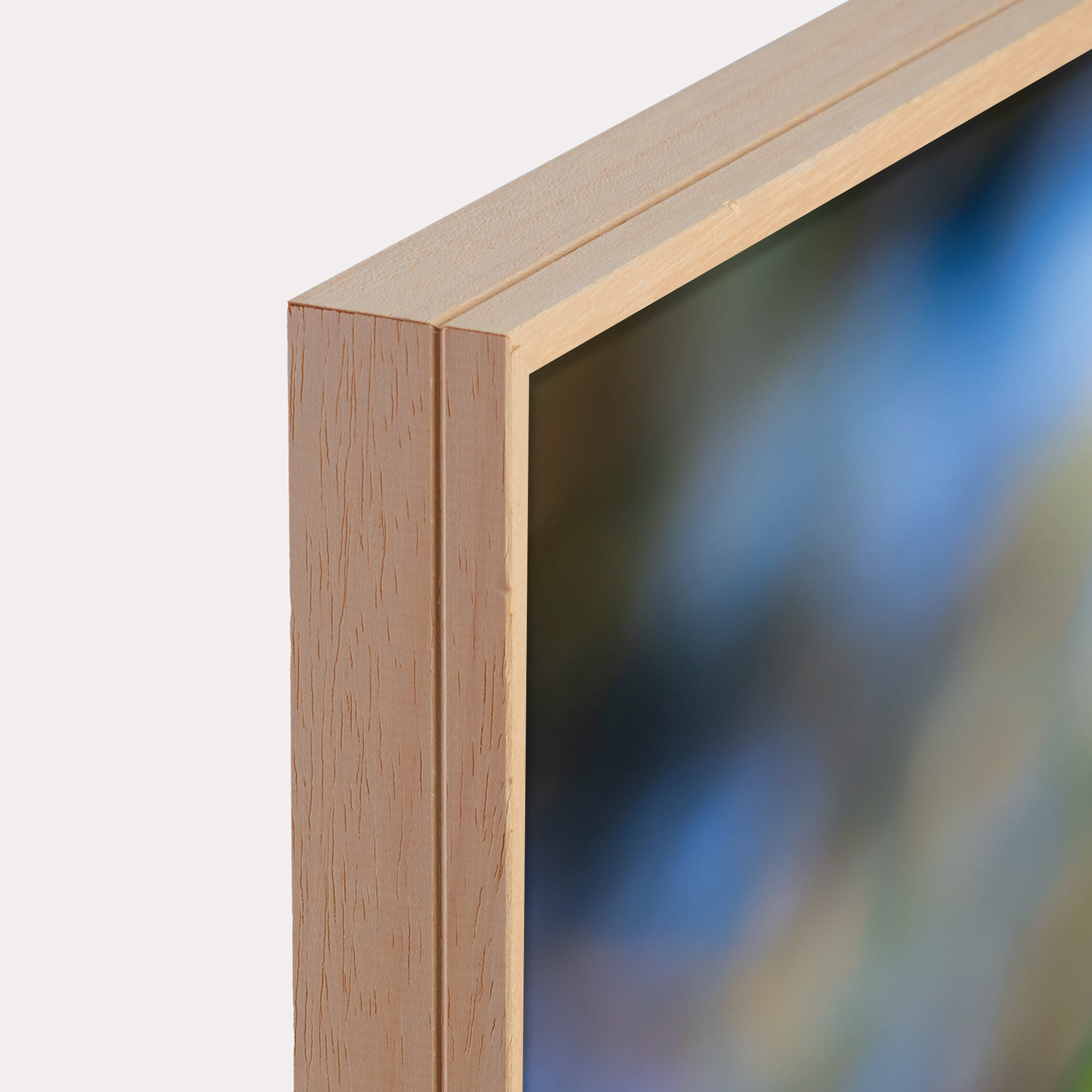 Canvas 'Spreeuw eet zijn maaltijd - portret'