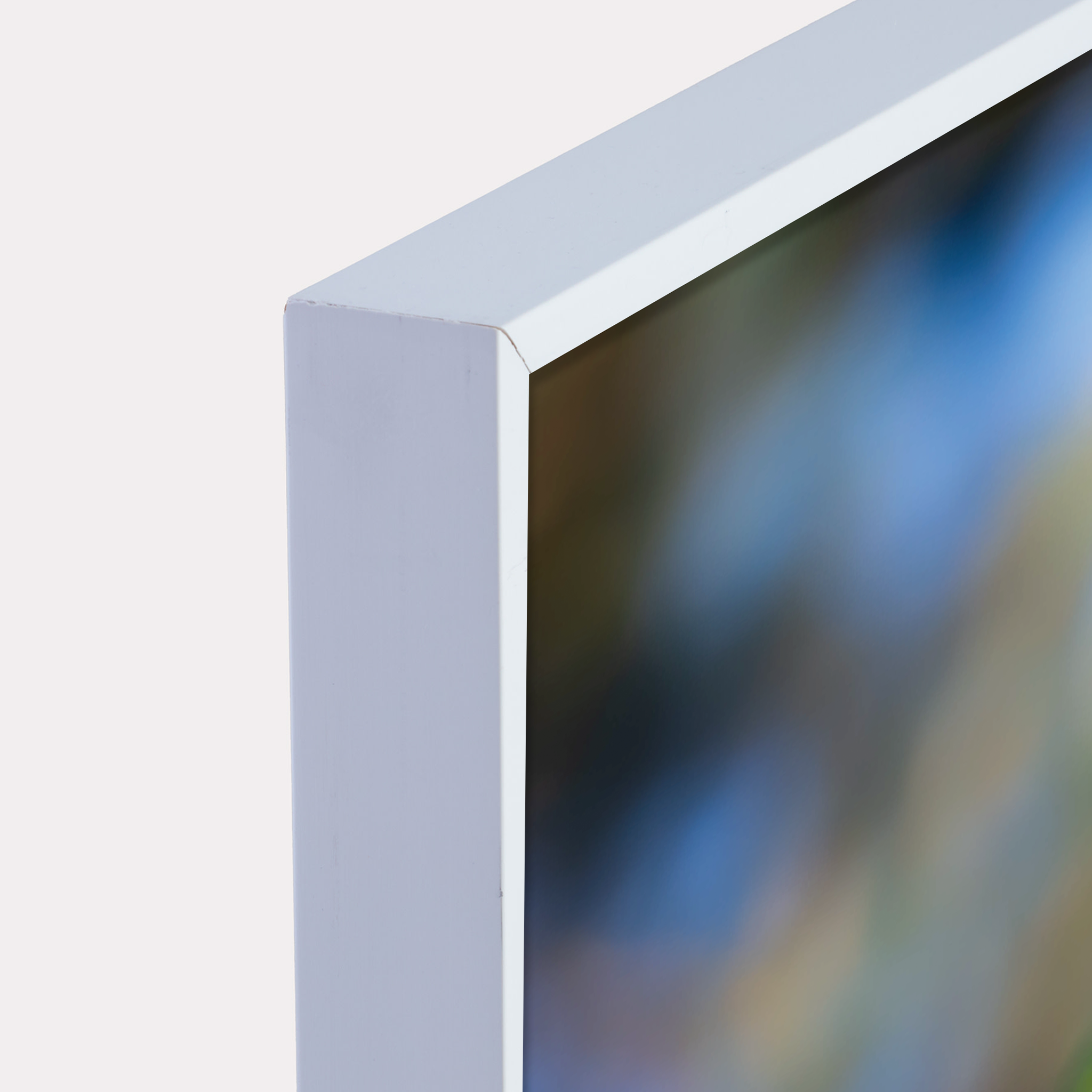 Canvas 'Spreeuw eet zijn maaltijd - portret'