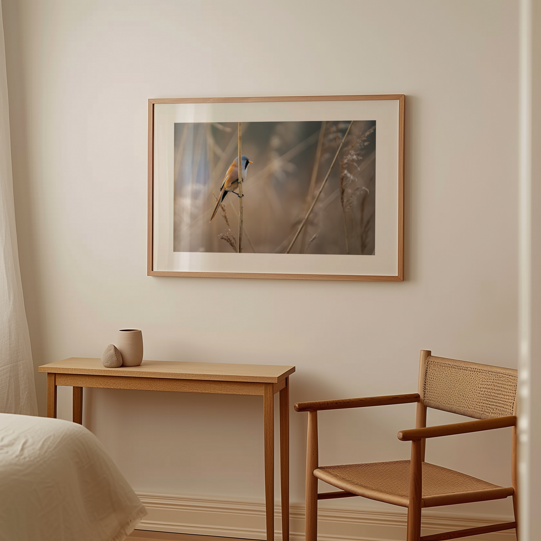 Print 'Baardman in het riet'