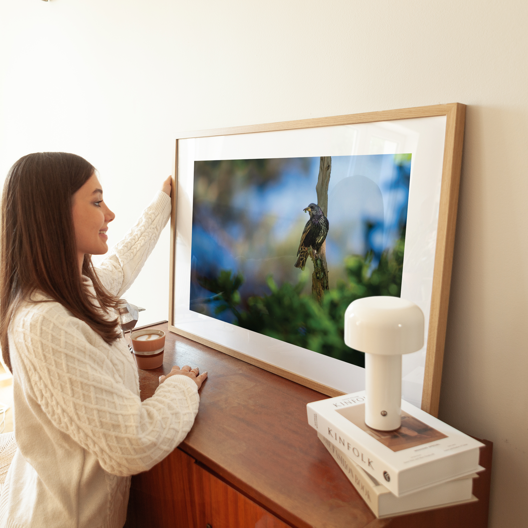 Print 'Spreeuw eet zijn maaltijd'