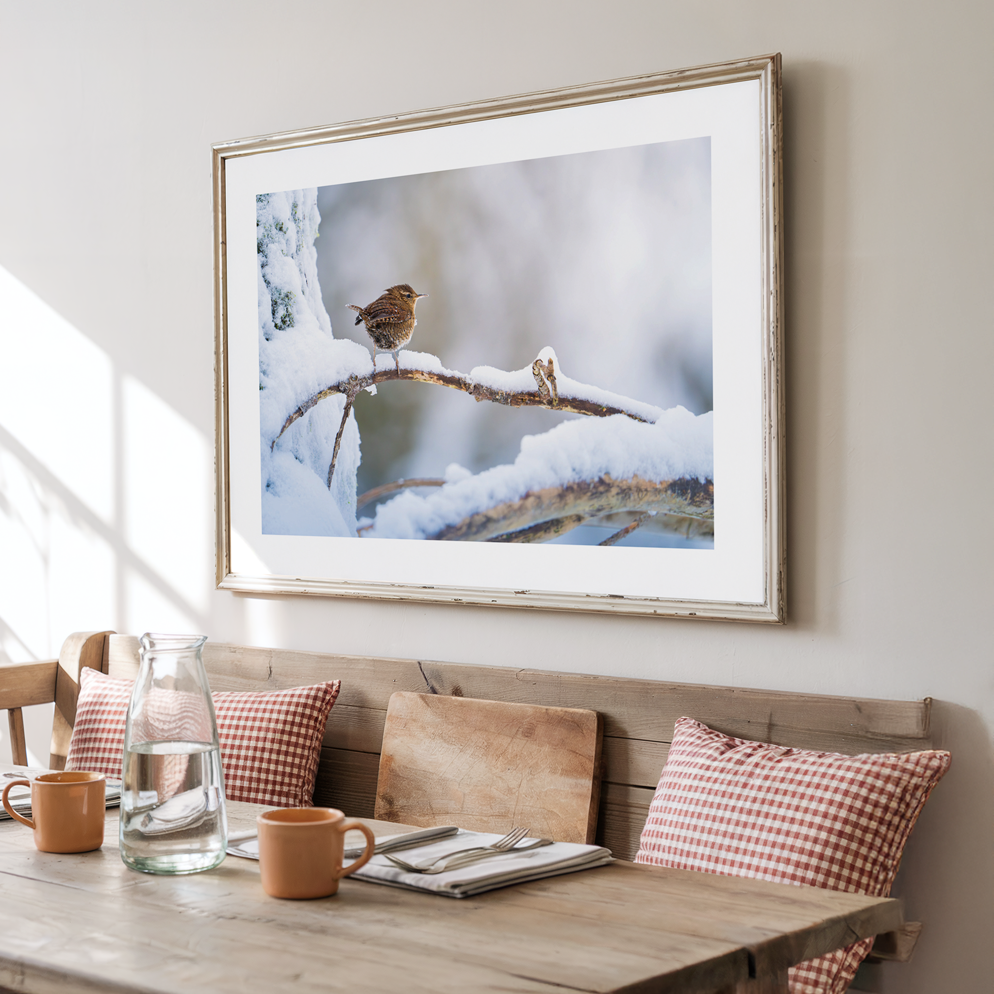 Print 'Winterkoninkje in de sneeuw'