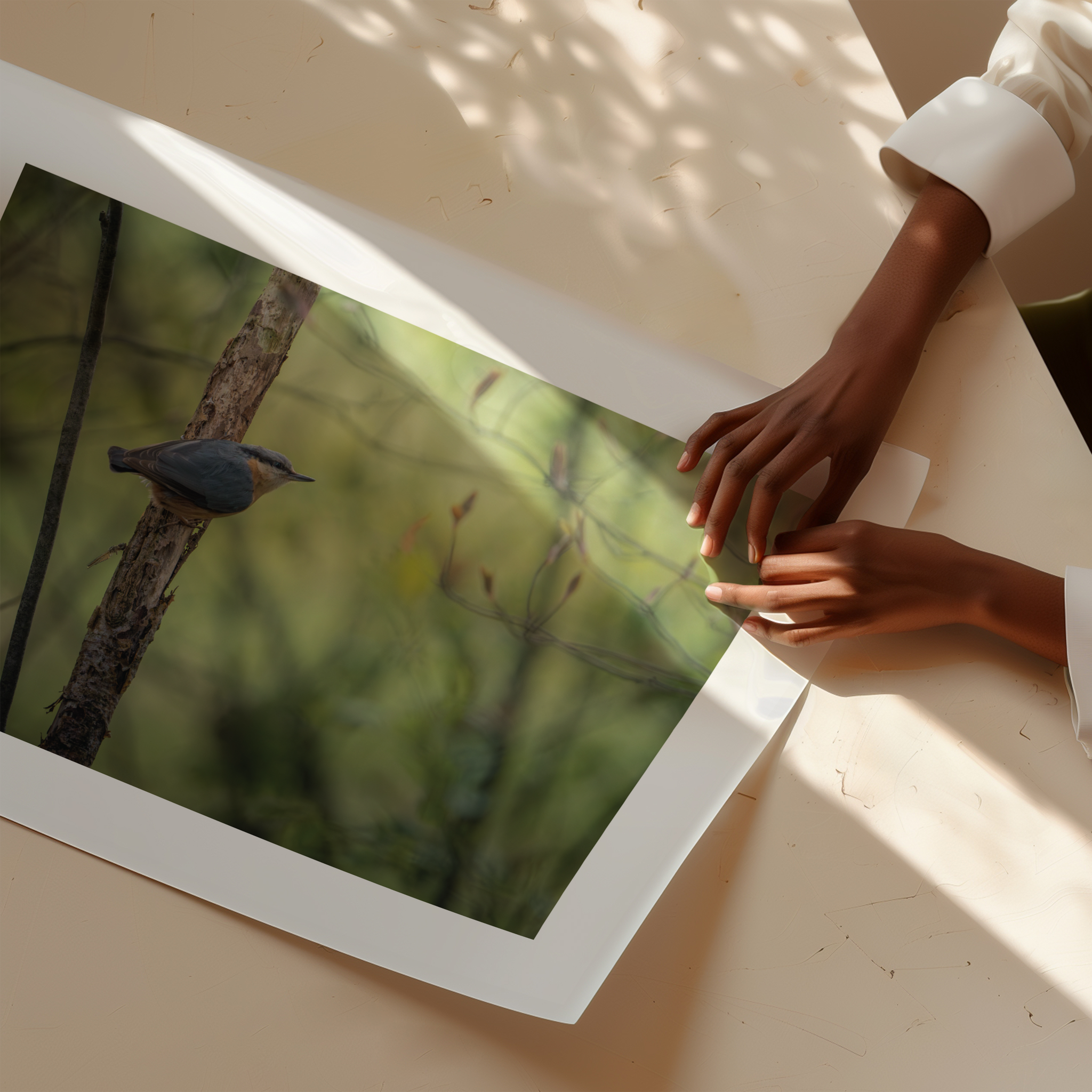 Print 'Boomklever in actie'